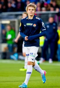 Ødegaard in Strømsgodset colours