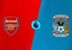 Arsenal & Coventry Badges